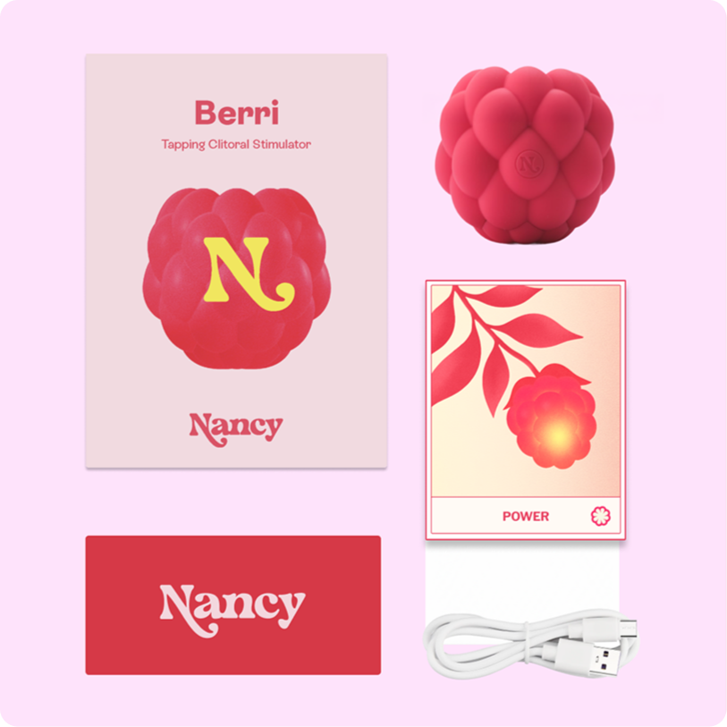 Berri Clitoral Vibrator (Raspberry) — detail view